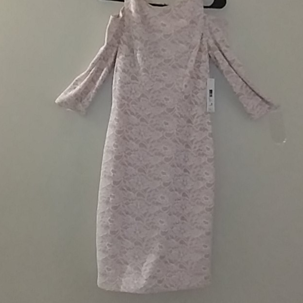 NWT Eliza J Lace cold shoulder dress